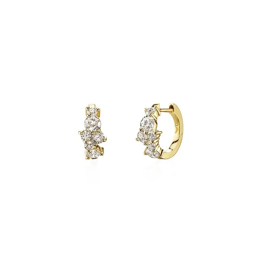【SYDNEY EVAN】14Kゴールド ダイヤモンド シングルピアス SYDNEY EVAN】14Kゴールド ダイヤモンド シングルピアス